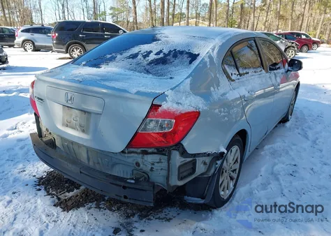 2012 Honda Civic Ex from USA, damaged, VIN 2HGFB2F8XCH527526